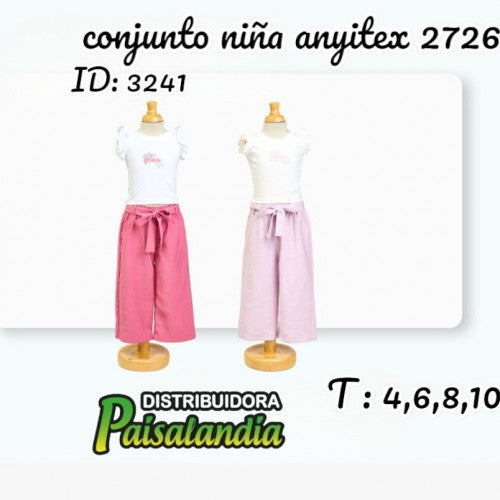 conjunto niña anyitex 2726 (UND)