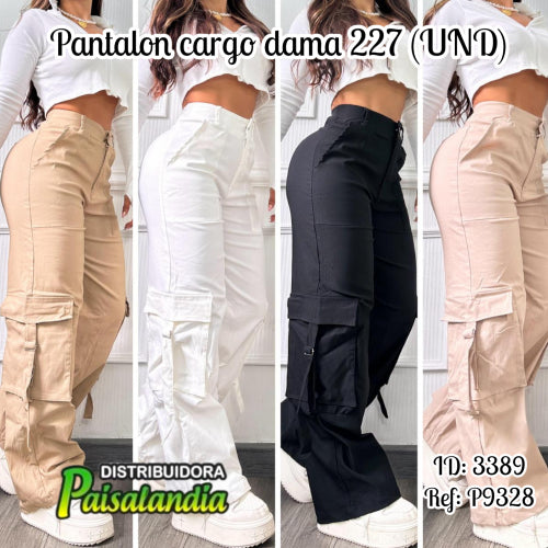 Pantalon cargo dama 227 (UND)