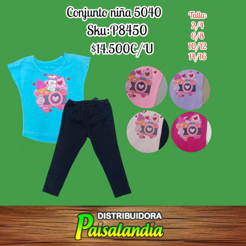 Conjunto niña 5040 (UND)