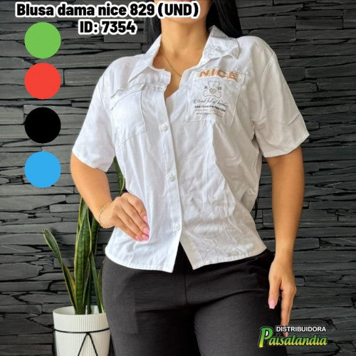 Blusa dama nice 829 (UND)