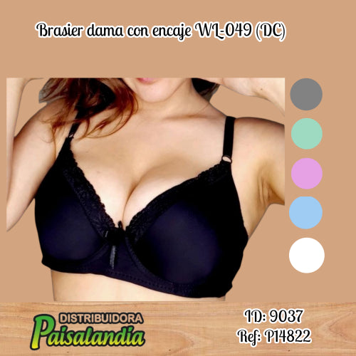 Brasier dama con encaje WL-049 (DC)