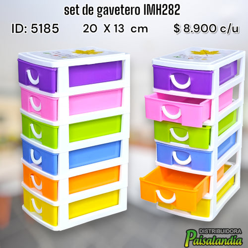 set de gavetero IMH282 (UND)