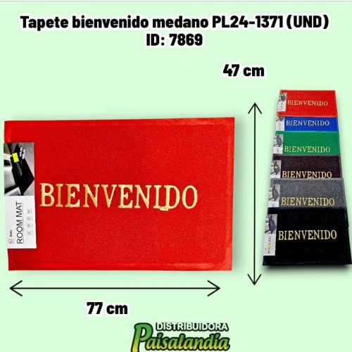 Tapete bienvenido medano PL24-1371 (UND)