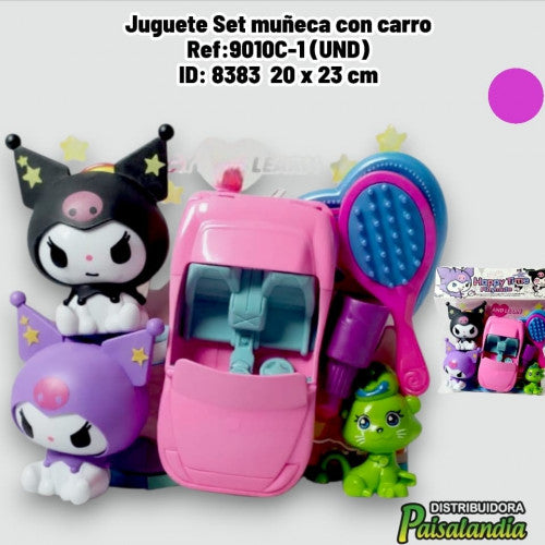 Juguete Set muñeca con carro Ref:9010C-1 (UND)