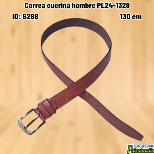 Correa cuerina hombre PL24-1328 (UND)