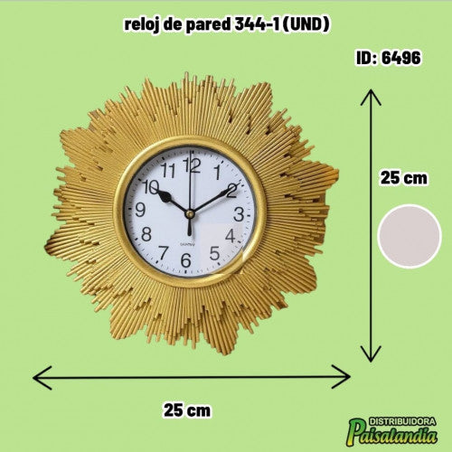 reloj de pared 344-1 (UND)