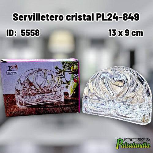 Servilletero cristal PL24-849 (UND)