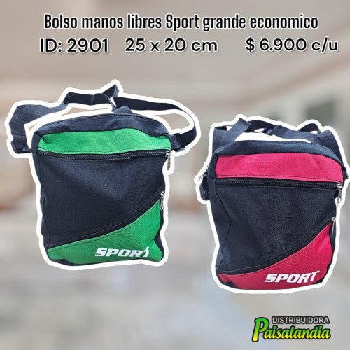 Bolso manos libres Sport grande económico (UND)