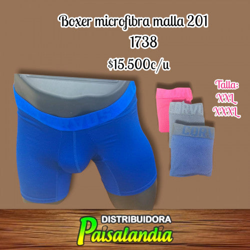 Boxer CORVUS microfibra malla 201 talla (2XL/3XL)