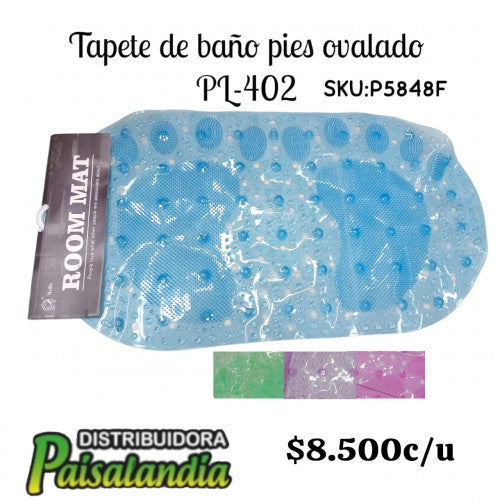 Tapete para baño pies ovalado PL-402