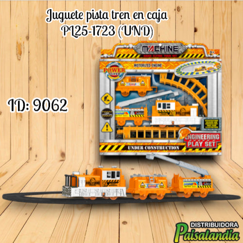 Juguete pista tren en caja PL25-1723 (UND)