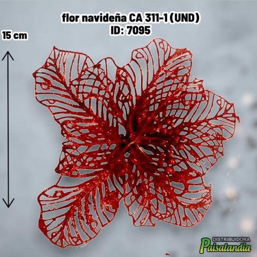 flor navideña CA 311-1 (UND)