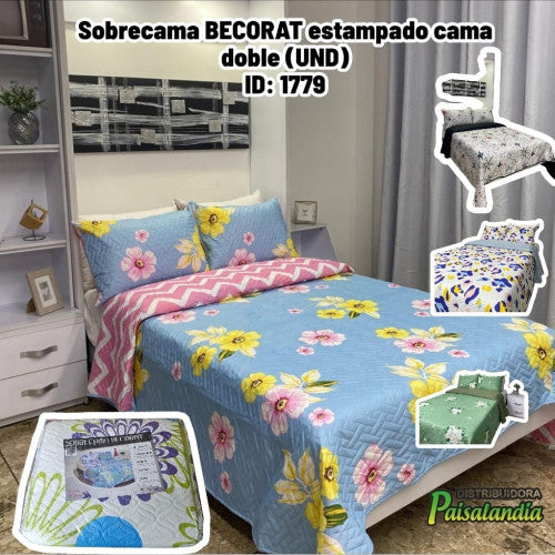 Sobrecama SION becorat cama doble (UND)