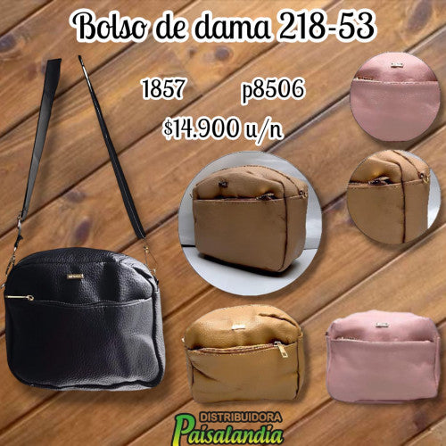 Bolso de dama colores surtidos 218-53 (UND)