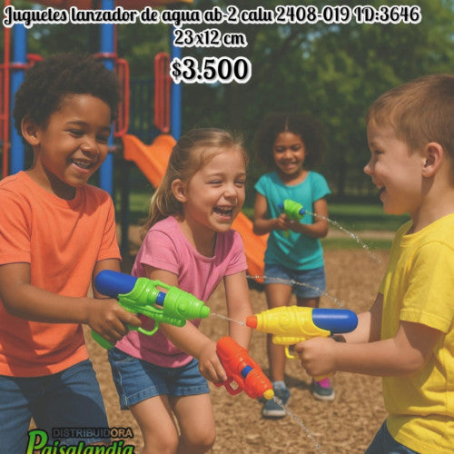 Juguete lanzador de agua AB-2 calu 2408-019 (UND)