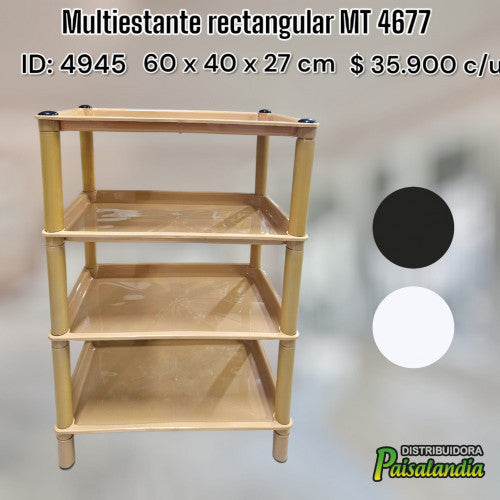 Multiestante rectangular MT4677 (UND)