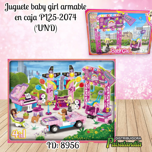 Juguete baby girl armable en caja PL25-2074 (UND)