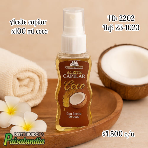 Aceite capilar x100 ml coco (UND)