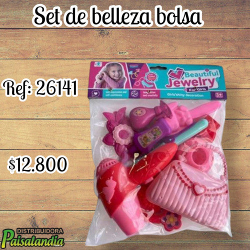 Juguete set de bolsa belleza 622d 26141-LOC (UND)