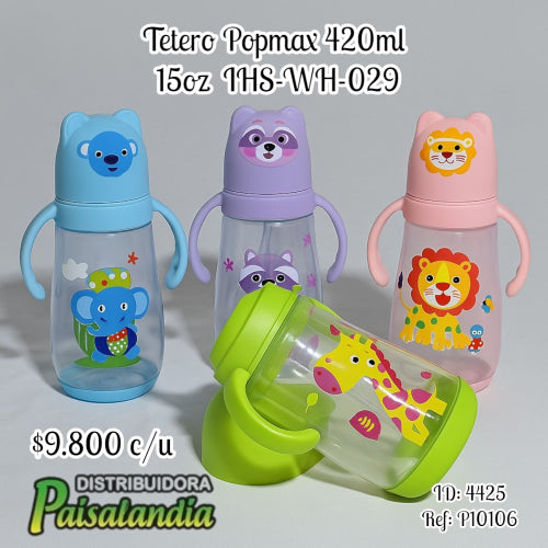 Tetero Popmax 420 ml IHS-WH-029 (UND)