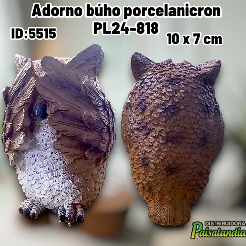 Adorno búho porcelanicron PL24-818 (UND)