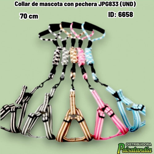 Collar de mascota con pechera JPG833 (UND)