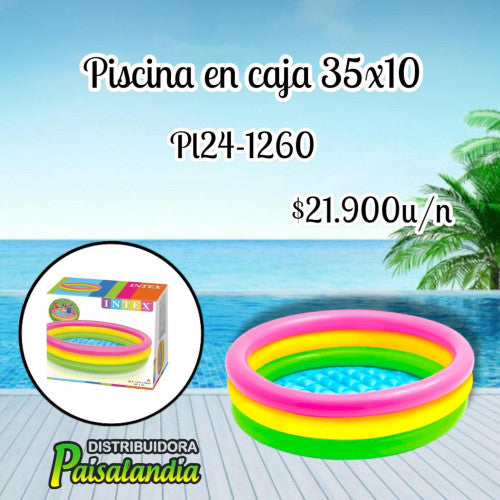 Piscina en caja mediana 35x10 cm (UND)