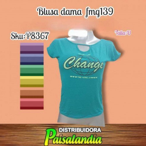 Camiseta dama fmg139 (DC)