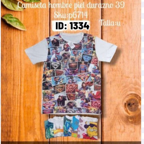 Camiseta hombre piel durazno 39 (UND)