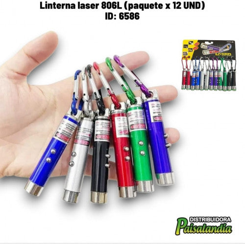 Linterna laser 806L (paquete x 12 UND)