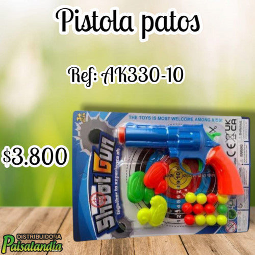 Juguete pistola patos y esferas AK330-10-LOC (UND)