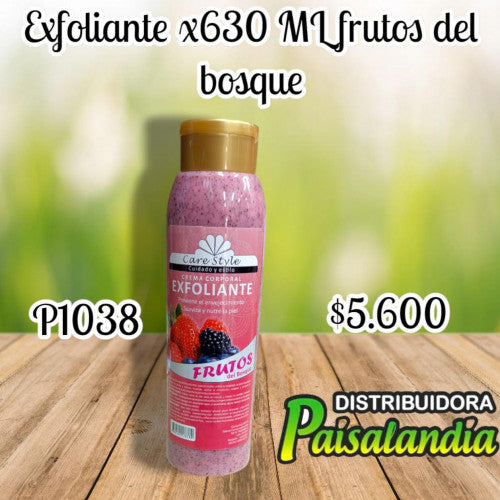 exfoliante x630 ml frutos del bosque (UND)
