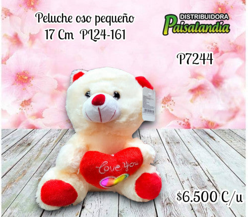 Peluche oso 17 Cm  PL24-161