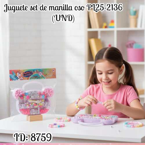 Juguete set de manilla oso PL25-2136 (UND)