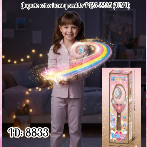 Juguete cetro luces y sonido PL25-2235 (UND)
