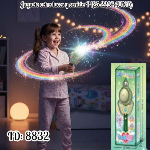 Juguete cetro luces y sonido PL25-2234 (UND)