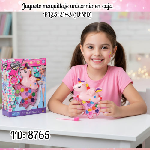 Juguete maquillaje unicornio en caja PL25-2143 (UND)