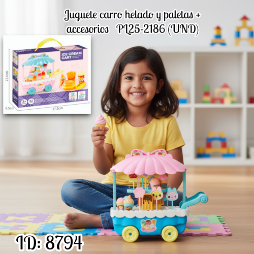 Juguete cocina + accesorios PL25-2186 (UND)