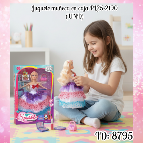 Juguete muñeca en caja PL25-2190 (UND)