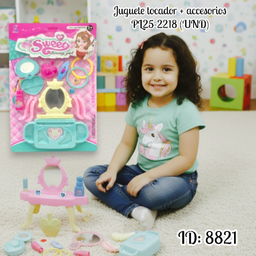 Juguete tocador + accesorios PL25-2218 (UND)
