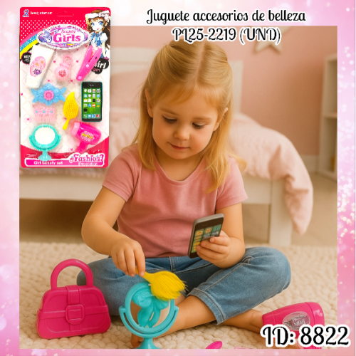 Juguete accesorios de belleza PL25-2219 (UND)