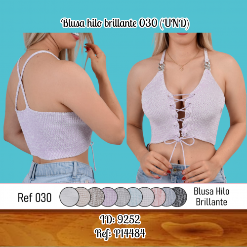 Blusa hilo brillante 030 (UND)