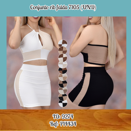 Conjunto rib falda 7105 (UND)