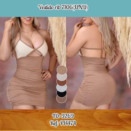 Vestido rib 7106(UND)