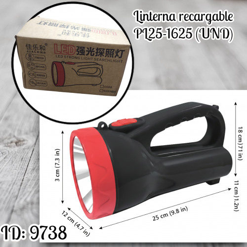 Linterna recargable PL25-1625 (UND)