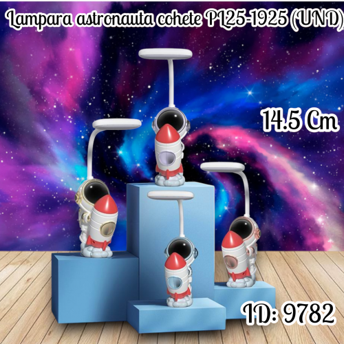 Lampara astronauta cohete PL25-1925 (UND)