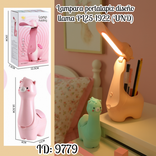 Lampara portalapiz diseño llama PL25-1922 (UND)