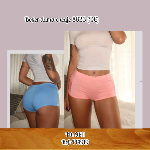 Boxer dama encaje 8823 (DC)