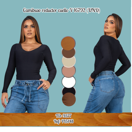 Camibuso reductor cuello V 16792 (UND)