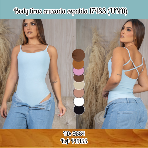 Body tiras cruzada espalda 17433 (UND)